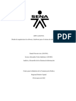 AP05 - AA6 - EV01. Diseño de Arquitectura de Software y Hardware para El Sistema de Información en Desarrollo