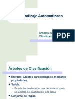 Aprendizaje Automatizado: Árboles de Clasificación
