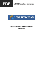 Oracle 1z0-082 Questions & Answers