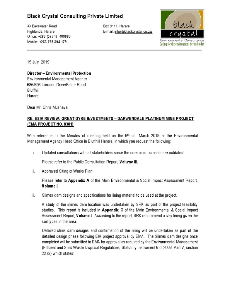 Download | PDF | Environmental Impact Assessment | Mining