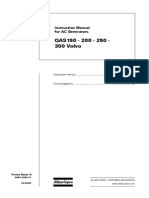 QAS150 - 200 - 250 - 300 Volvo: Instruction Manual For AC Generators