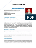 CV Jhonny Rivas Peredo Gerente Experto