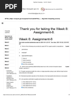 Big Data Computing - Assignment 8