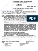 REVISED-NOTICE FOR RC For EVEN Semester End Term Exam MAY-JUNE 2022