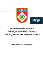 Serviço Alternativo: Entendimento sobre o SASMO