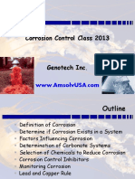 Corrosion Control Class For As, BS, AW, & BW