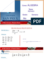 IV Unidad 5to. de Sec - Álgebra.semana09-Repaso IV Unidad.