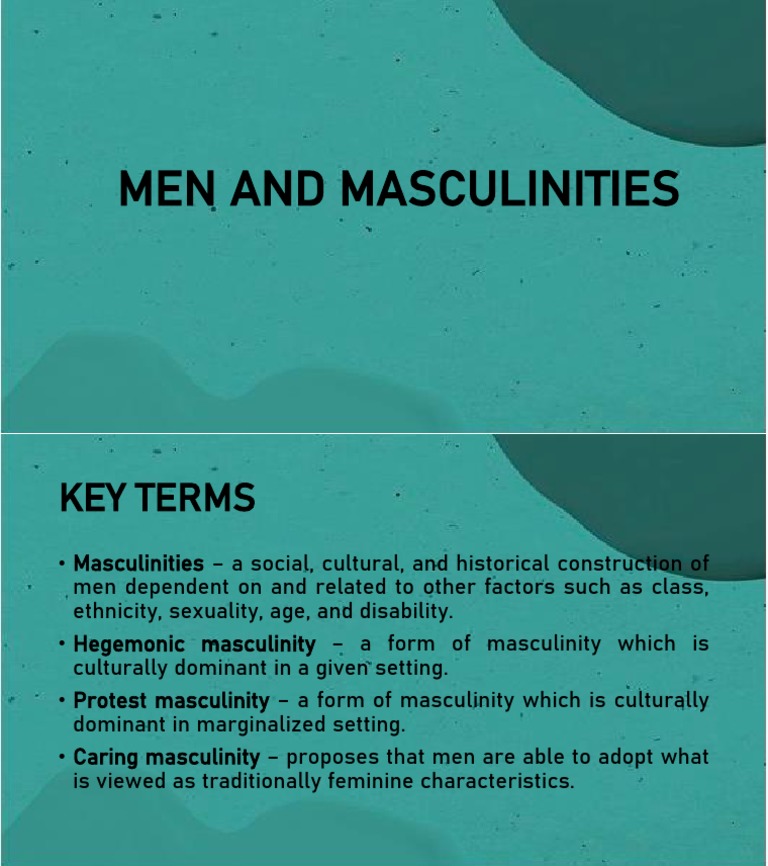 Men and Masculinity | PDF