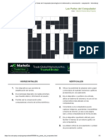 Imprimir Crucigrama_ Las Partes Del Computador (Tecnologías de La Información y Comunicación - Computación - Informática)