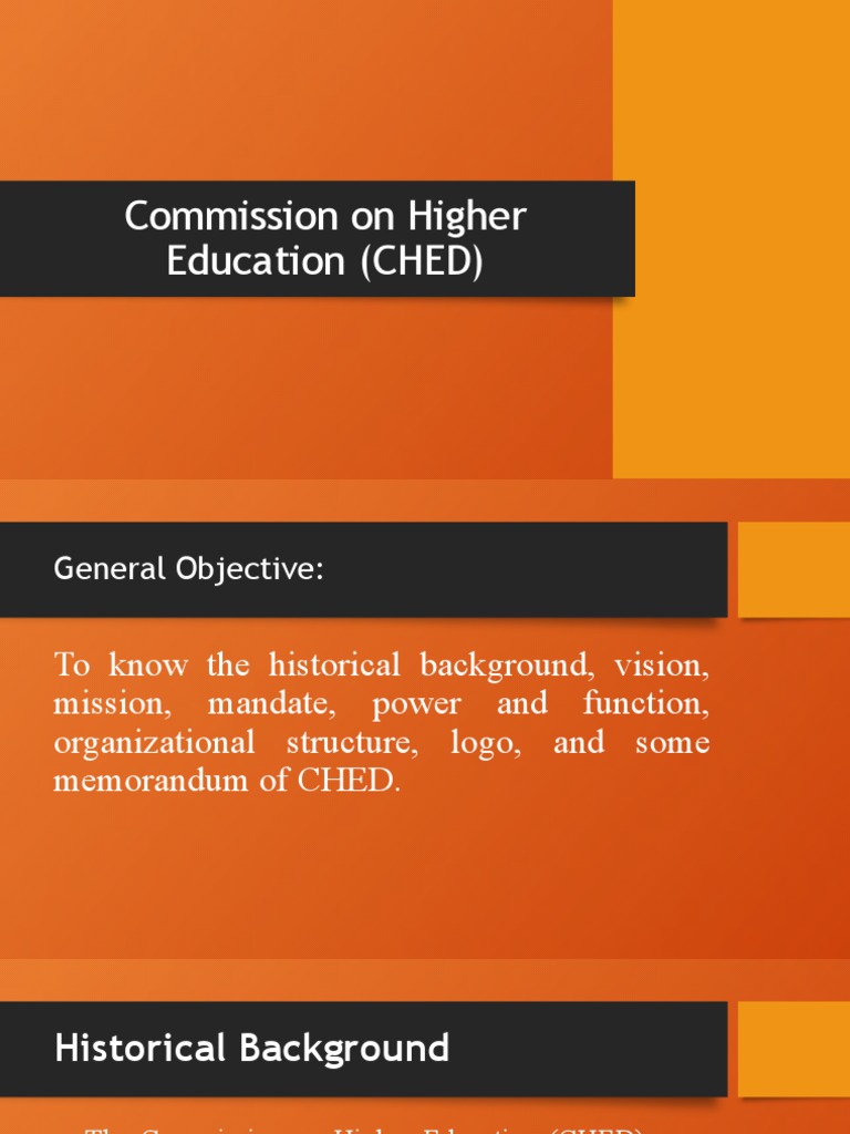 Commission On Higher Education (CHEd) | PDF | Government