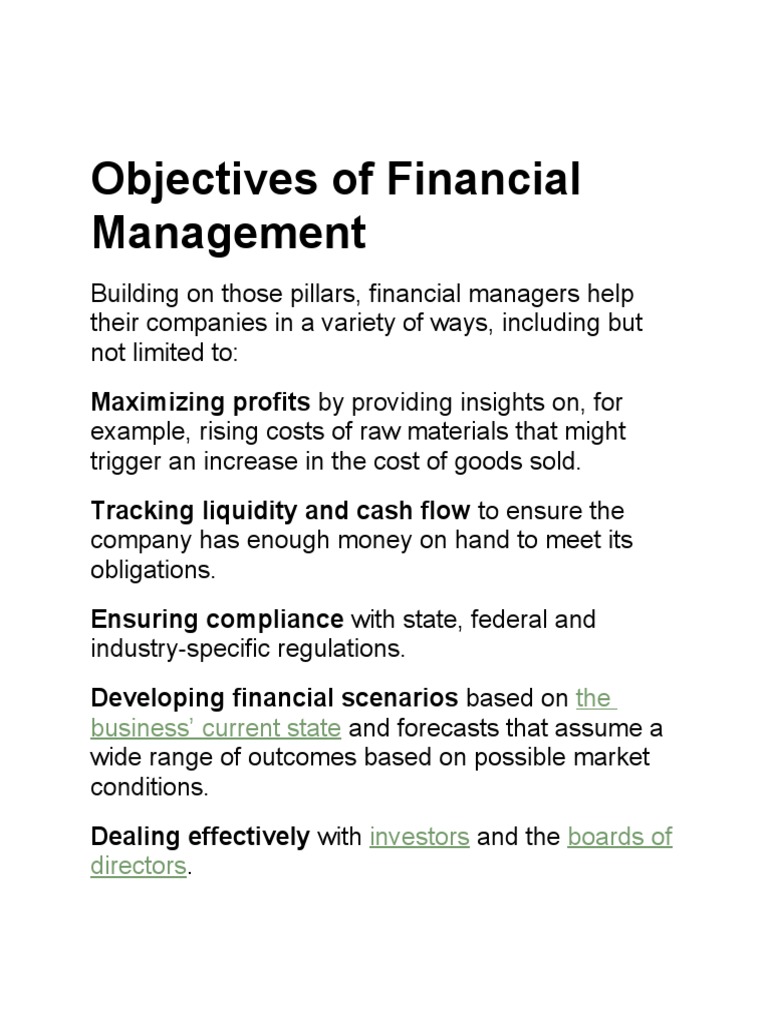 thesis on financial management pdf
