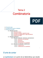 Tema2. Combinatoria