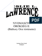 Leslie L Lawrence - Báthory Orsi Történetei 3 - Nyomasztó Örökség 2