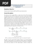 Simulation Objective:: Electrical Engineering, VIII-Semester Ee 804 Simulation Lab Experiment 8