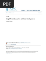 Legal Personhood For Artificial Intelligences