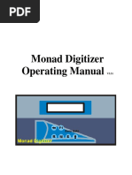 Monad Digitizer Operating Manual: Installation