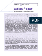 Reaction Paper