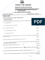 Universtty of Nairobi: Sma 206: Introductiont0 Analysis