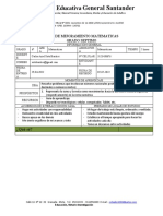 Plan de Mejoramiento Grado 7 Primer Periodo