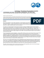 SPE 149625 Innovative Whipstock Technology / Procedures Successfully Complete Challenging Low-Side, Uncemented Casing Exits: UK North Sea