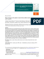 Effect of Turmeric On The Quality of Canned African Catfish in Tomato Sauce During Storage at 25°C and 45°C