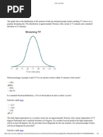 Normal Distribution Problems With Solutions | PDF | Normal Distribution ...