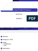Profiling of Data-Parallel Processors: Daniel Kruck