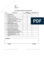 Checklist Supervisi Peserta Didik