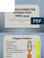 Chapter 1 (Introduction To Hci)