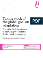 Taking Stocks of The Global Goals