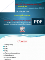 Program-Electronics and Telecommunication Engg: Unit 3-Physical Layer