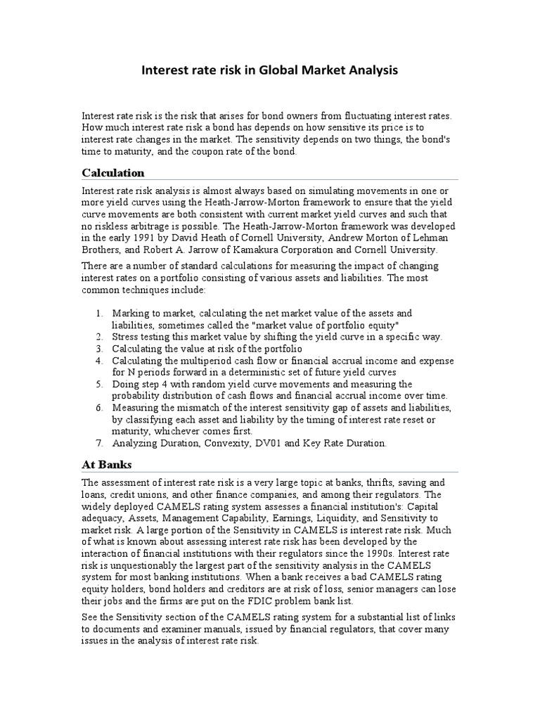 Understanding Interest Rate Risk in Bonds | PDF | Bonds (Finance ...