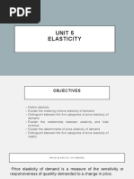 Unit 5 - Elasticity