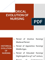 3. HISTORICAL EVOLUTION OF NURSING