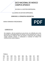 EJERCICIOS 2.1 estadistica descriptiva