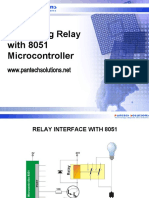 Interfacing Relay With 8051