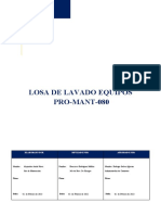 PRO-MANT - 080 Losa de Lavado