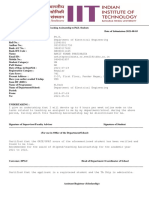 Form For Award of Teaching Assistantship To Ph.D. Students