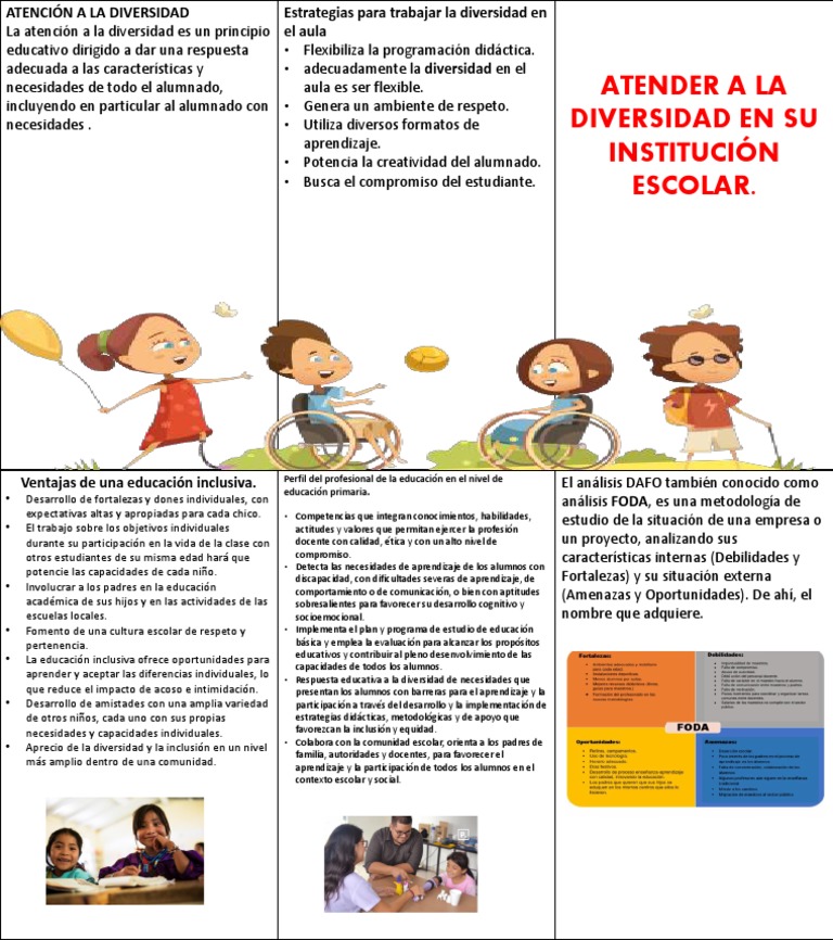 Inclusión Educativa y Diversidad Escolar | PDF | Aprendizaje ...