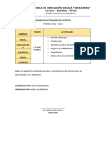 Agenda Del Docente