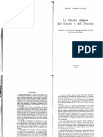 Rafael Gambra, Filosofía Religiosa Del Estado