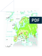 Mapa Fisico Europa