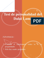 test de personalidad Dalai Lama