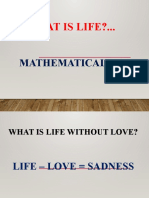 What Is Life?... : Mathematically