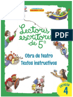 LECTORES Y ESCRITORES DE 5to EDIBA_ Obra de teatro y texto instructivo