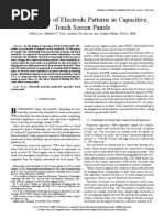 An Analysis of Electrode Patterns in Capacitive Touch Screen Panels