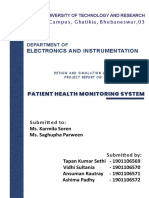 Remote health monitoring system using Arduino