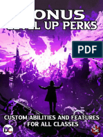 Bonus Level Up Perks