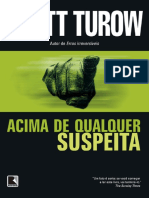 Acima de Qualquer Suspeita - Scott Turow