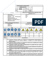 Procedimiento Operacional Normalización Flotacion Selectiva